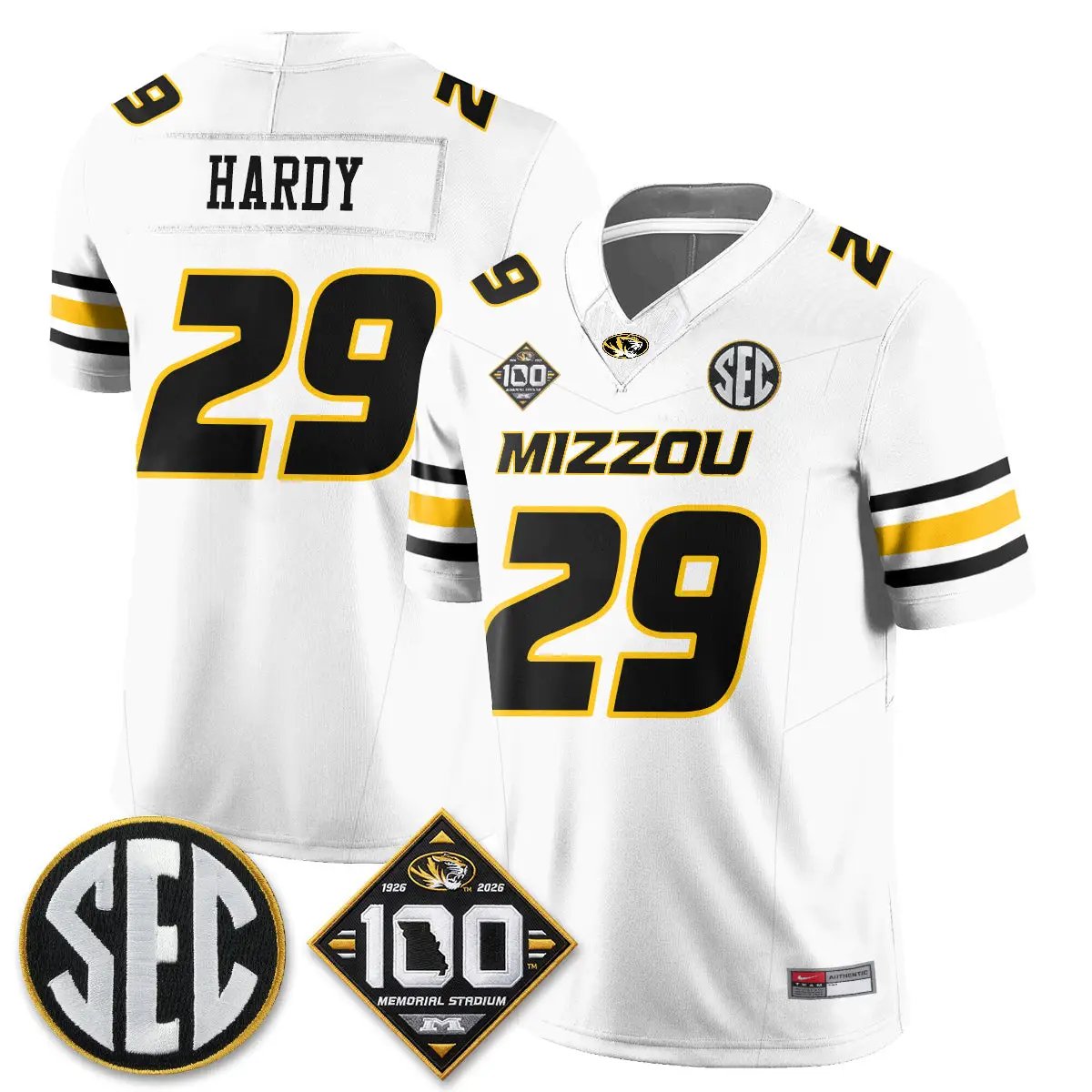 Missouri Tigers 100th Anniversary of Memorial Stadium Edition - Stitched 40 MIZZ 100th Anniversary of Memorial Stadium Edition - Stitched (2) by Missouri Tigers