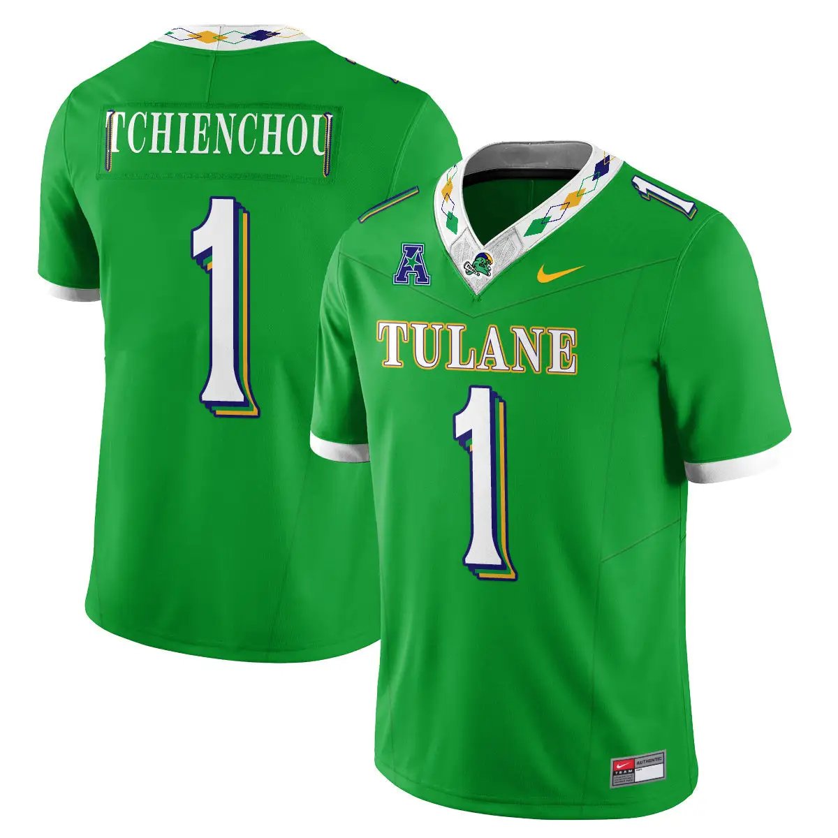 Tulane Green Wave 2026 City Football Vapor Jersey - Stitched 6 Tulane Green Wave 2026 City Football Vapor Jersey - Stitched by Tulane Green Wave