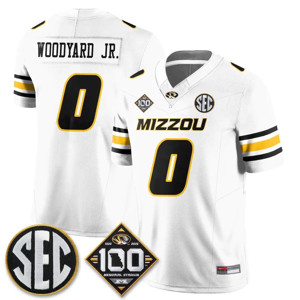 Missouri Tigers 100th Anniversary of Memorial Stadium Edition - Stitched 45 MIZZ 100th Anniversary of Memorial Stadium Edition - Stitched (2) by Missouri Tigers