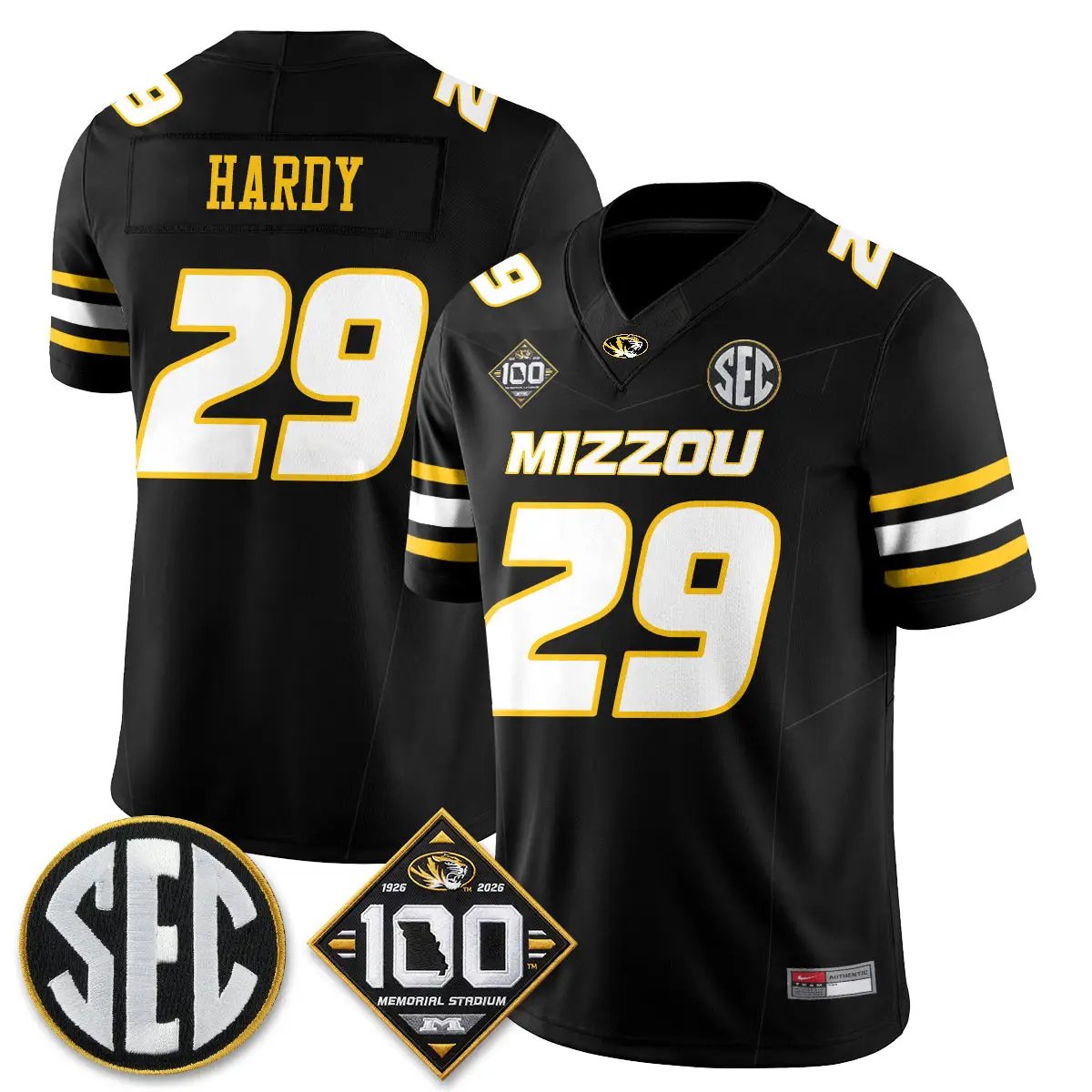 Missouri Tigers 100th Anniversary of Memorial Stadium Edition - Stitched 1 MIZZ 100th Anniversary of Memorial Stadium Edition - Stitched (2) by Missouri Tigers