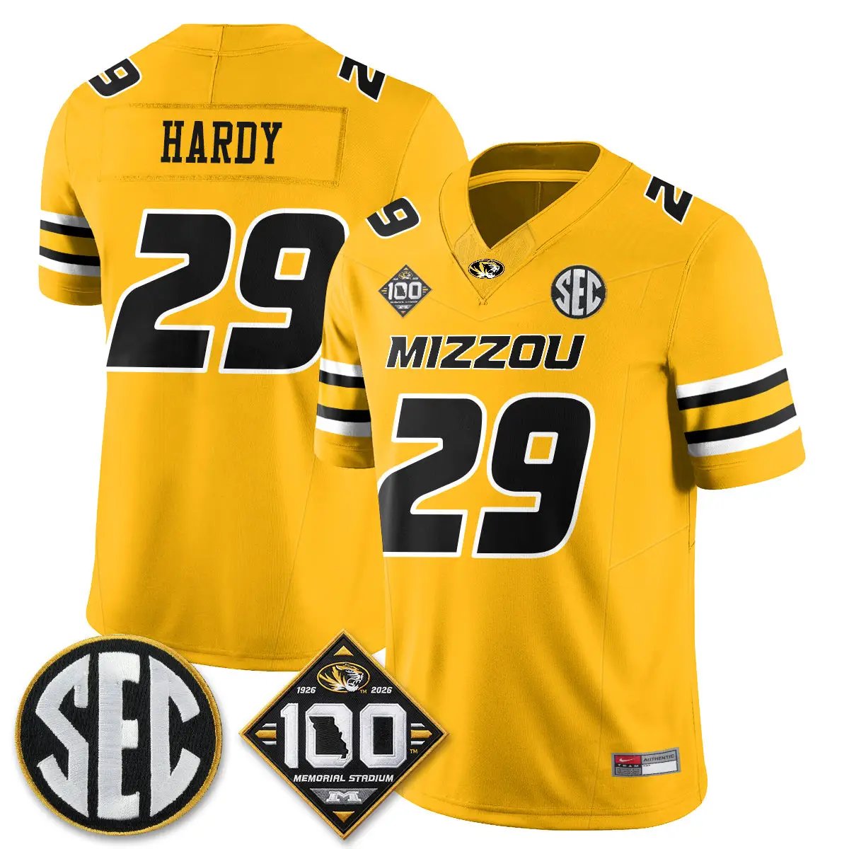 Missouri Tigers 100th Anniversary of Memorial Stadium Edition - Stitched 16 MIZZ 100th Anniversary of Memorial Stadium Edition - Stitched (2) by Missouri Tigers