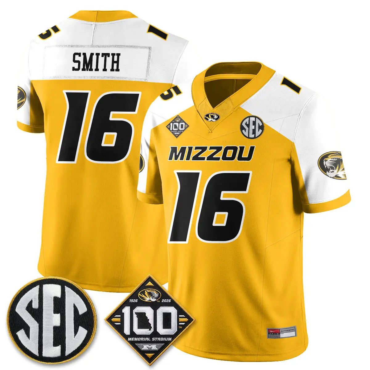 Missouri Tigers 100th Anniversary of Memorial Stadium Edition - Stitched 26 MIZZ 100th Anniversary of Memorial Stadium Edition - Stitched (2) by Missouri Tigers