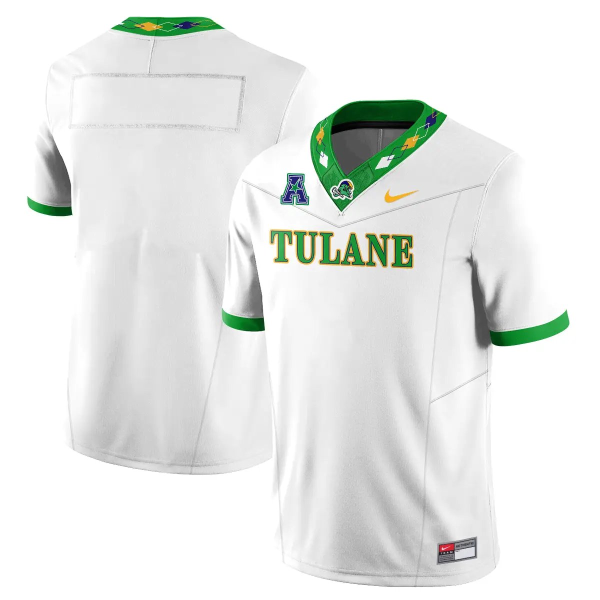 Tulane Green Wave 2026 City Football Vapor Jersey - Stitched 30 Tulane Green Wave 2026 City Football Vapor Jersey - Stitched by Tulane Green Wave
