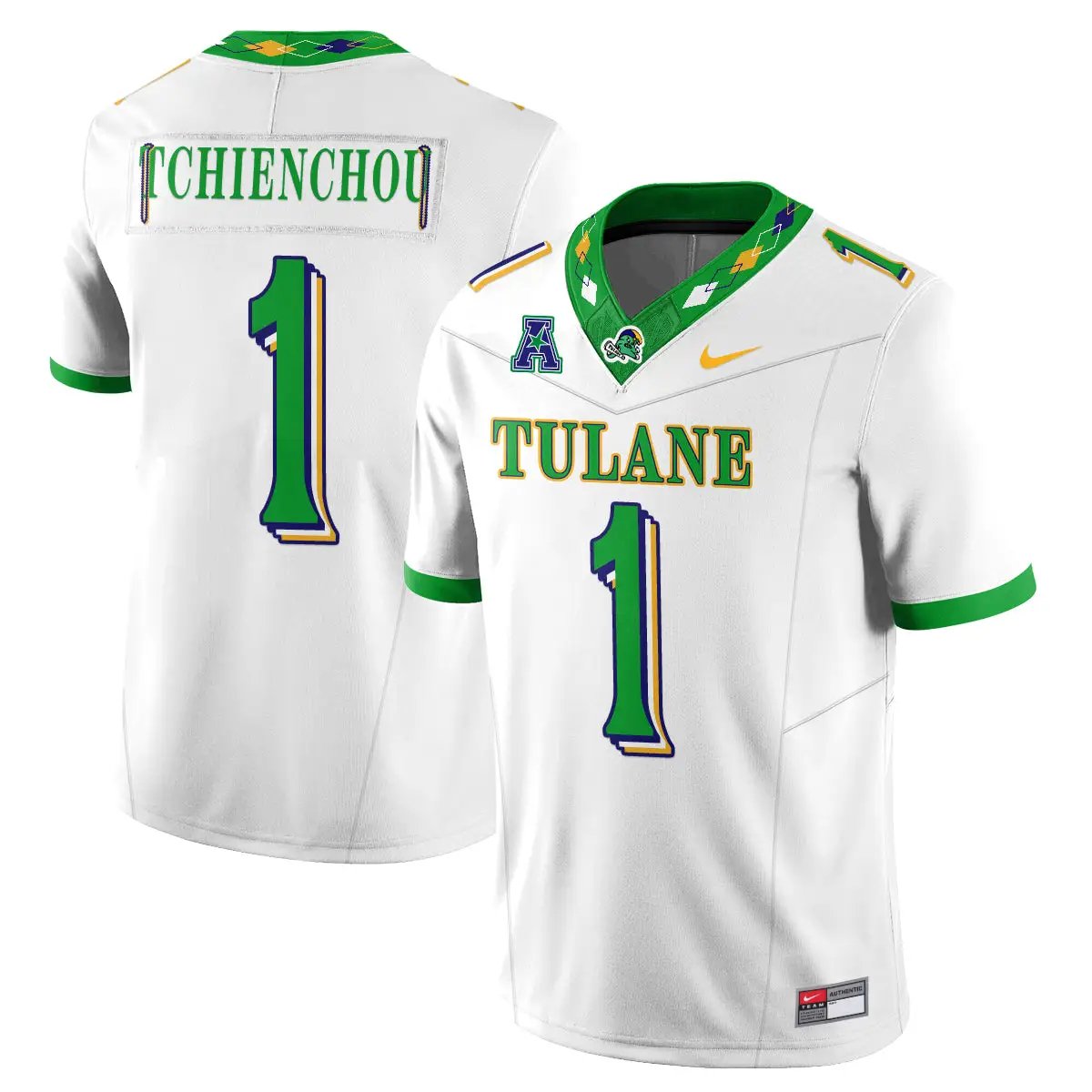 Tulane Green Wave 2026 City Football Vapor Jersey - Stitched 25 Tulane Green Wave 2026 City Football Vapor Jersey - Stitched by Tulane Green Wave