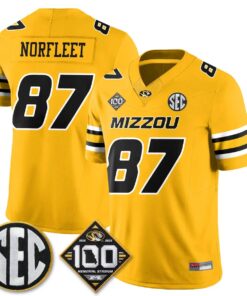 MIZZ 100th Anniversary of Memorial Stadium Vapor Jersey - Stitched by Missouri Tigers