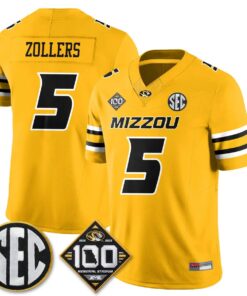 MIZZ 100th Anniversary of Memorial Stadium Vapor Jersey - Stitched by Missouri Tigers