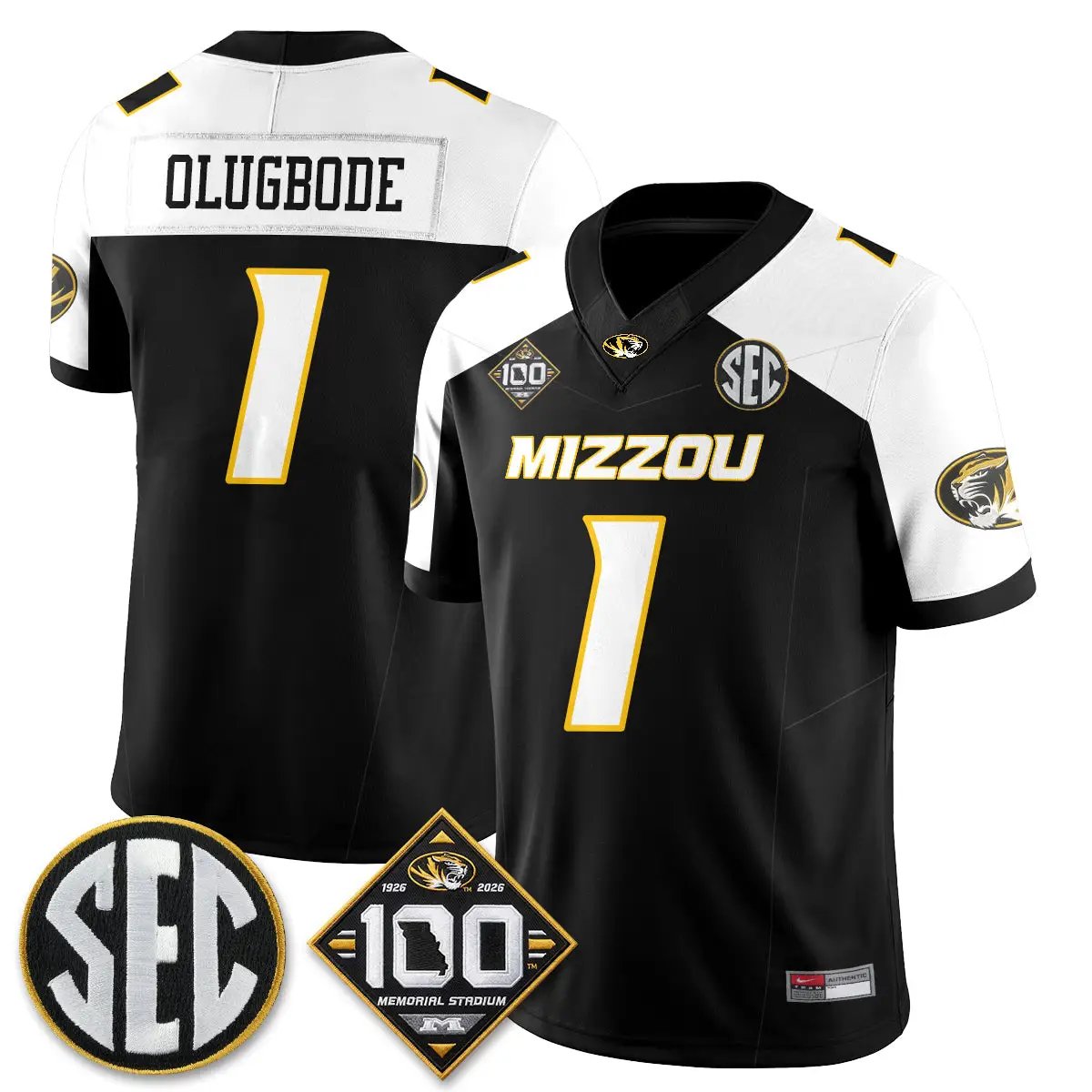 Missouri Tigers 100th Anniversary of Memorial Stadium Edition - Stitched 56 MIZZ 100th Anniversary of Memorial Stadium Edition - Stitched (2) by Missouri Tigers
