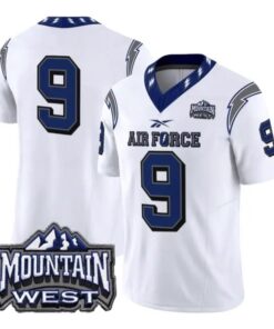 Air Force Falcons #9 Jersey Football Vapor Limited All Stitched White by My Store NCAA Football Jerseys