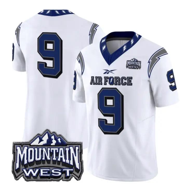 Air Force Falcons #9 Jersey Football Vapor Limited All Stitched White 1 Air Force Falcons #9 Jersey Football Vapor Limited All Stitched White by My Store NCAA Football Jerseys