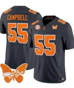 Amare Campbell Jersey #55 Tennessee Volunteers 2026 Stitched by My Store NCAA Football Jerseys
