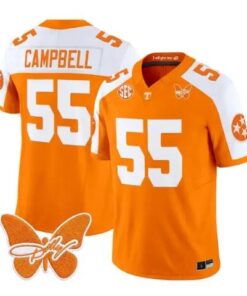 Amare Campbell Jersey #55 Tennessee Volunteers 2026 Stitched by My Store NCAA Football Jerseys