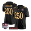 America Jersey #250 Army Black Knights 2026 Big Red One USA 250 Patch Stitched by My Store NCAA Football Jerseys