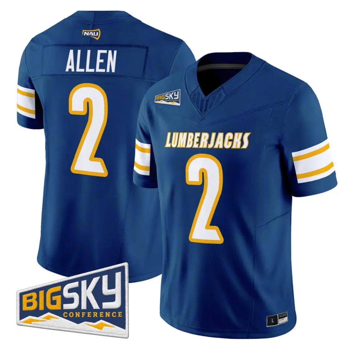 Ammon Allen Jersey #2 Northern Arizona Lumberjacks 2026 Vapor Stitched 2 Ammon Allen Jersey #2 Northern Arizona Lumberjacks 2026 Vapor Stitched by My Store NCAA Football Jerseys