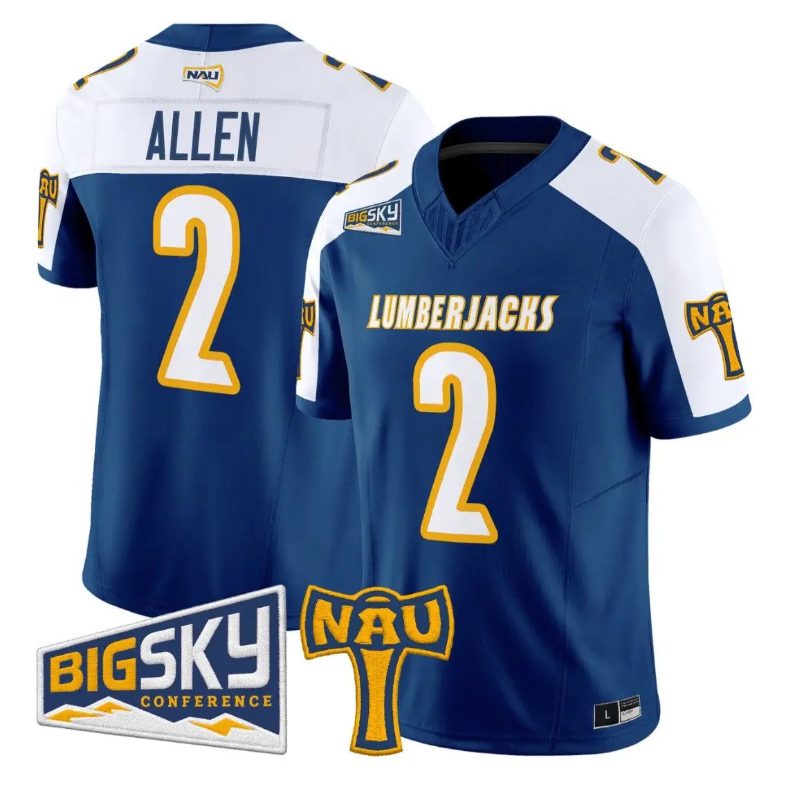 Ammon Allen Jersey #2 Northern Arizona Lumberjacks 2026 Vapor Stitched 1 Ammon Allen Jersey #2 Northern Arizona Lumberjacks 2026 Vapor Stitched by My Store NCAA Football Jerseys