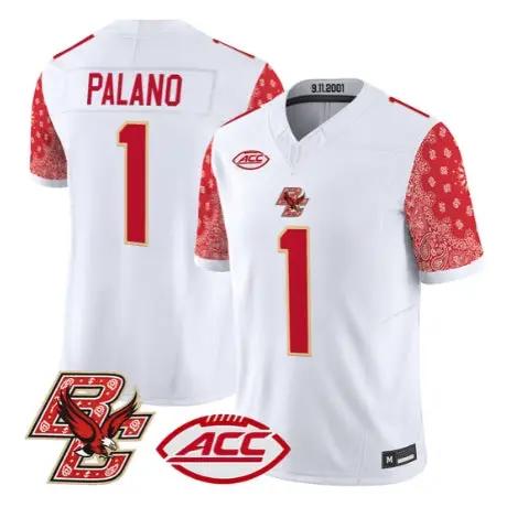 Anthony Palano Jersey #1 Boston College Eagles Red Bandanna Stitched 1 Anthony Palano Jersey #1 Boston College Eagles Red Bandanna Stitched by My Store NCAA Football Jerseys