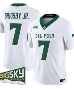 Anthony Grigsby Jr Jersey #7 Cal Poly Mustangs 2026 All Stitched by My Store NCAA Football Jerseys