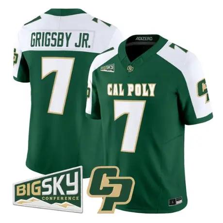 Anthony Grigsby Jr Jersey #7 Cal Poly Mustangs 2026 All Stitched by My Store NCAA Football Jerseys