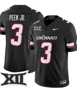 Antwan Peek Jr Jersey #3 Cincinnati Bearcats 2026 Vapor Limited Stitched by My Store NCAA Football Jerseys