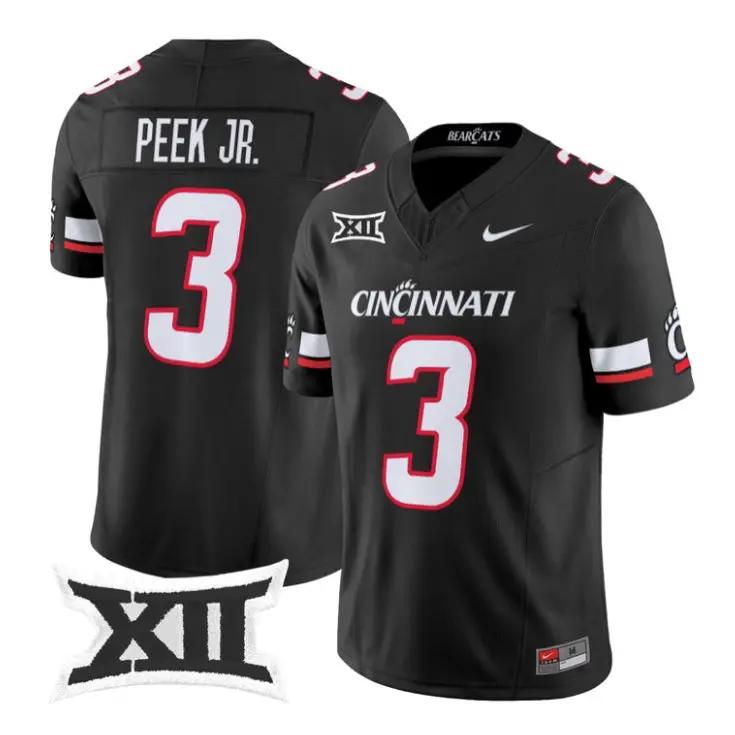 Antwan Peek Jr Jersey #3 Cincinnati Bearcats 2026 Vapor Limited Stitched 1 Antwan Peek Jr Jersey #3 Cincinnati Bearcats 2026 Vapor Limited Stitched by My Store NCAA Football Jerseys