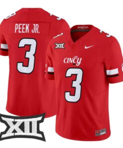 Antwan Peek Jr Jersey #3 Cincinnati Bearcats 2026 Vapor Limited Stitched by My Store NCAA Football Jerseys