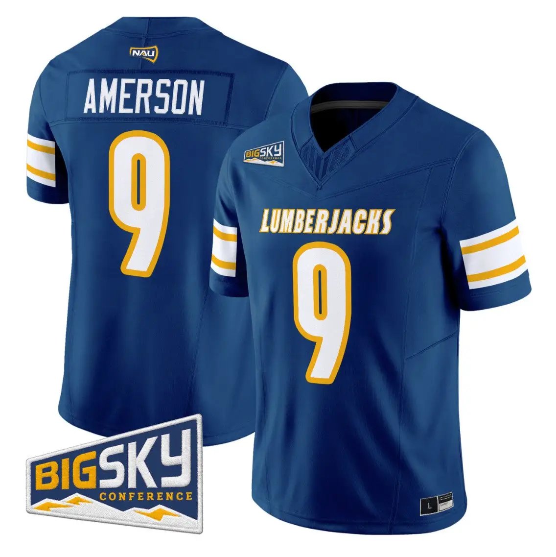 Archie Amerson Jersey #9 Northern Arizona Lumberjacks 2026 Vapor Stitched 2 Archie Amerson Jersey #9 Northern Arizona Lumberjacks 2026 Vapor Stitched by My Store NCAA Football Jerseys