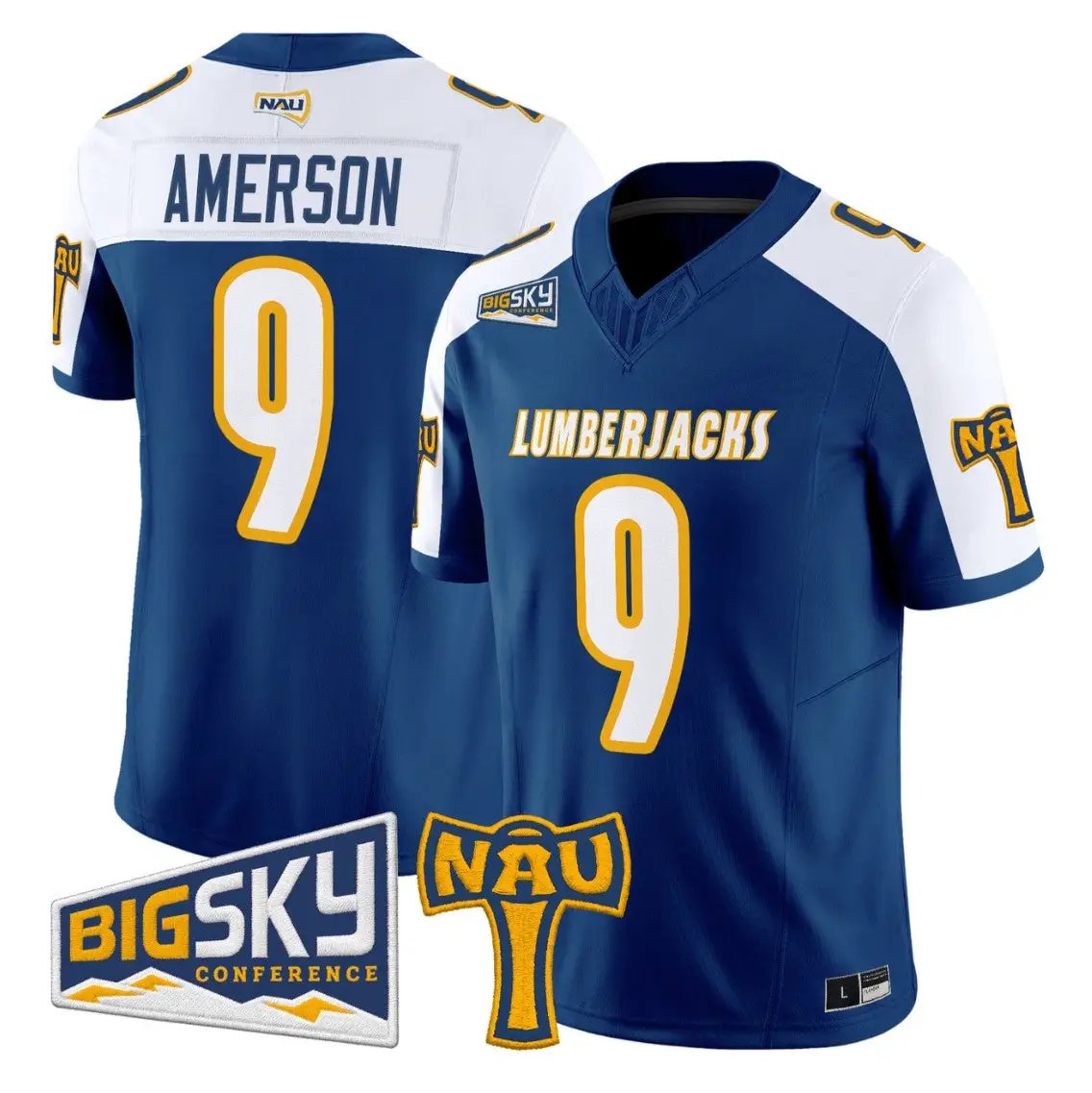 Archie Amerson Jersey #9 Northern Arizona Lumberjacks 2026 Vapor Stitched 1 Archie Amerson Jersey #9 Northern Arizona Lumberjacks 2026 Vapor Stitched by My Store NCAA Football Jerseys