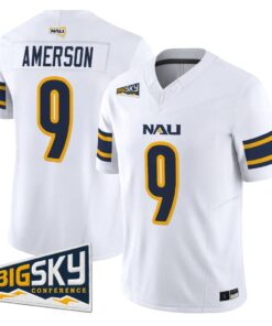Archie Amerson Jersey #9 Northern Arizona Lumberjacks 2026 Vapor Stitched 6 Archie Amerson Jersey #9 Northern Arizona Lumberjacks 2026 Vapor Stitched by My Store NCAA Football Jerseys