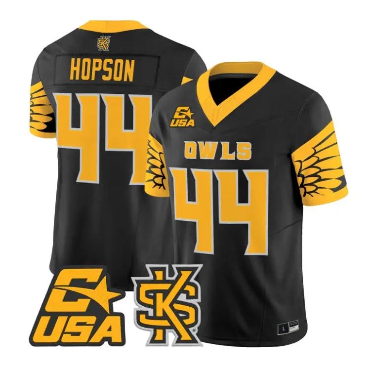 Baron Hopson Jersey #44 Kennesaw State Owls 2026 Vapor All Stitched 1 Baron Hopson Jersey #44 Kennesaw State Owls 2026 Vapor All Stitched by My Store NCAA Football Jerseys