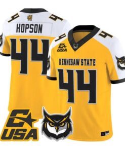Baron Hopson Jersey #44 Kennesaw State Owls 2026 Vapor All Stitched 8 Baron Hopson Jersey #44 Kennesaw State Owls 2026 Vapor All Stitched by My Store NCAA Football Jerseys