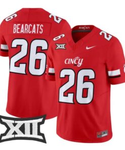 Bearcats Jersey #26 Cincinnati Bearcats 2026 Vapor Limited All Stitched by My Store NCAA Football Jerseys