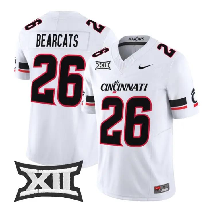 Bearcats Jersey #26 Cincinnati Bearcats 2026 Vapor Limited All Stitched 3 Bearcats Jersey #26 Cincinnati Bearcats 2026 Vapor Limited All Stitched by My Store NCAA Football Jerseys