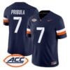 Beau Pribula Jersey #7 Virginia Cavaliers 2026 Vapor Limited Stitched by My Store NCAA Football Jerseys
