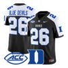 Blue Devils Jersey #26 Duke Blue Devils 2026 Vapor Limited Stitched 12 Blue Devils Jersey #26 Duke Blue Devils 2026 Vapor Limited Stitched by My Store NCAA Football Jerseys