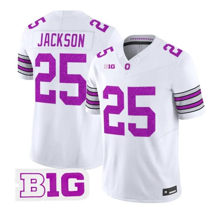Custom Ohio State Buckeyes Jersey 2026 Glitter Vapor All Stitched by My Store NCAA Football Jerseys