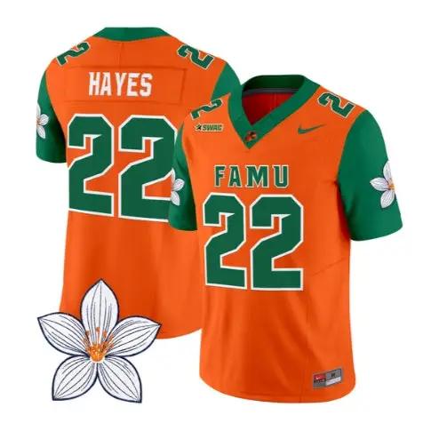 Bob Hayes Jersey #22 Florida A&M Rattlers Vapor Limited All Stitched 1 Bob Hayes Jersey #22 Florida A&M Rattlers Vapor Limited All Stitched by My Store NCAA Football Jerseys