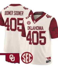 Boomer Sooner Jesey #405 Oklahoma Sooners 2026 Rough Rider Vapor Stitched by My Store NCAA Football Jerseys
