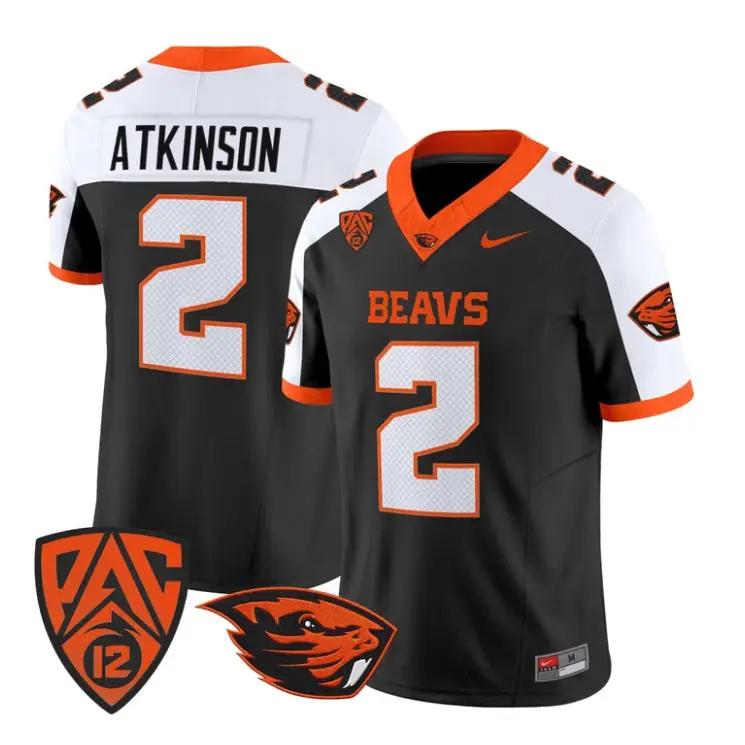 Braden Atkinson Jersey #2 Oregon State Beavers 2026 Vapor Stitched by My Store NCAA Football Jerseys