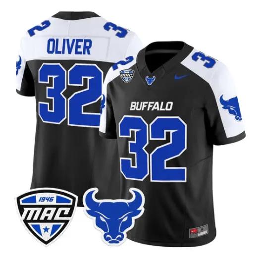 Branden Oliver Jersey #32 Buffalo Bulls 2026 All Stitched 1 Branden Oliver Jersey #32 Buffalo Bulls 2026 All Stitched by My Store NCAA Football Jerseys