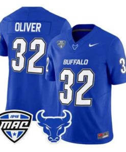 Branden Oliver Jersey #32 Buffalo Bulls 2026 All Stitched 9 Branden Oliver Jersey #32 Buffalo Bulls 2026 All Stitched by My Store NCAA Football Jerseys