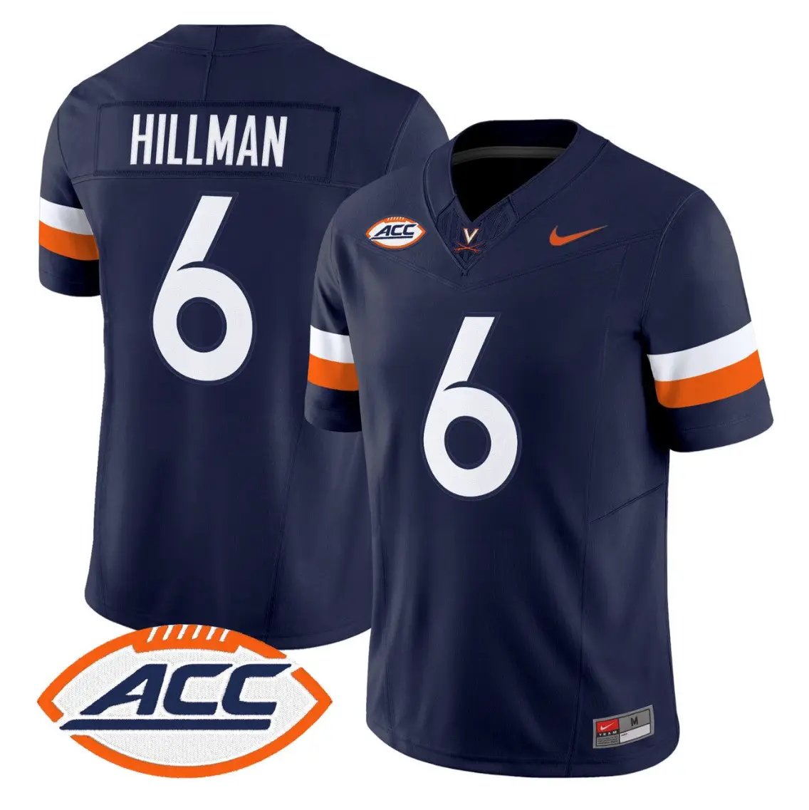 Brandyn Hillman Jersey #6 Virginia Cavaliers 2026 Vapor Limited Stitched 1 Brandyn Hillman Jersey #6 Virginia Cavaliers 2026 Vapor Limited Stitched by My Store NCAA Football Jerseys