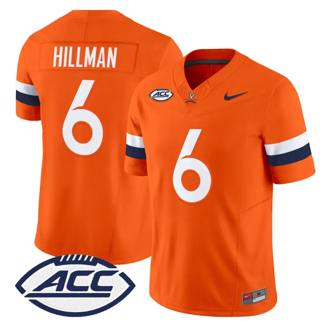 Brandyn Hillman Jersey #6 Virginia Cavaliers 2026 Vapor Limited Stitched 2 Brandyn Hillman Jersey #6 Virginia Cavaliers 2026 Vapor Limited Stitched by My Store NCAA Football Jerseys