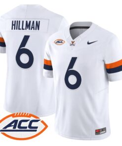 Brandyn Hillman Jersey #6 Virginia Cavaliers 2026 Vapor Limited Stitched 6 Brandyn Hillman Jersey #6 Virginia Cavaliers 2026 Vapor Limited Stitched by My Store NCAA Football Jerseys