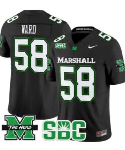 Braydin Ward Jersey #58 Marshall Thundering Herd Stitched by My Store NCAA Football Jerseys