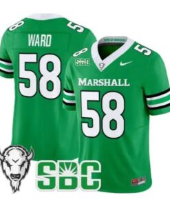 Braydin Ward Jersey #58 Marshall Thundering Herd Stitched 9 Braydin Ward Jersey #58 Marshall Thundering Herd Stitched by My Store NCAA Football Jerseys