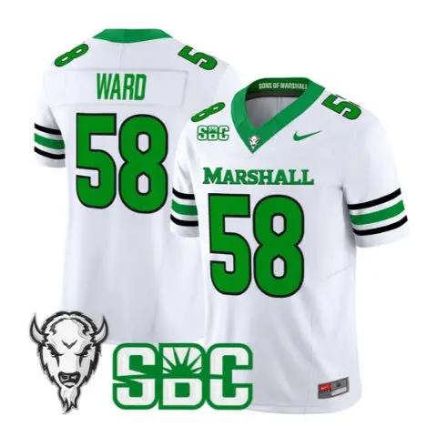 Braydin Ward Jersey #58 Marshall Thundering Herd Stitched 5 Braydin Ward Jersey #58 Marshall Thundering Herd Stitched by My Store NCAA Football Jerseys