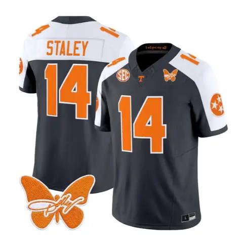 Braylon Staley Jersey #14 Tennessee Volunteers 2026 Stitched 2 Braylon Staley Jersey #14 Tennessee Volunteers 2026 Stitched by My Store NCAA Football Jerseys