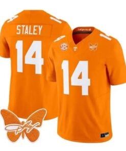 Braylon Staley Jersey #14 Tennessee Volunteers 2026 Stitched 11 Braylon Staley Jersey #14 Tennessee Volunteers 2026 Stitched by My Store NCAA Football Jerseys