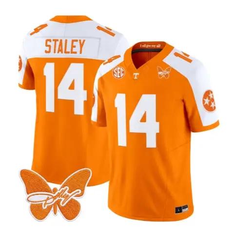 Braylon Staley Jersey #14 Tennessee Volunteers 2026 Stitched 4 Braylon Staley Jersey #14 Tennessee Volunteers 2026 Stitched by My Store NCAA Football Jerseys