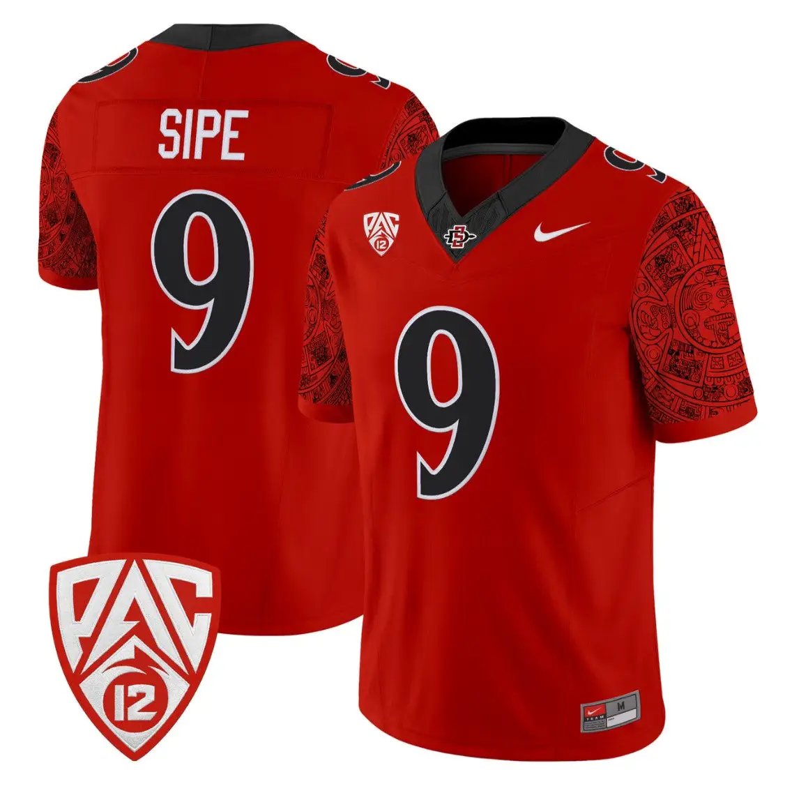 Brian Sipe Jersey #9 San Diego State Aztecs 2026 Vapor Stitched by My Store NCAA Football Jerseys