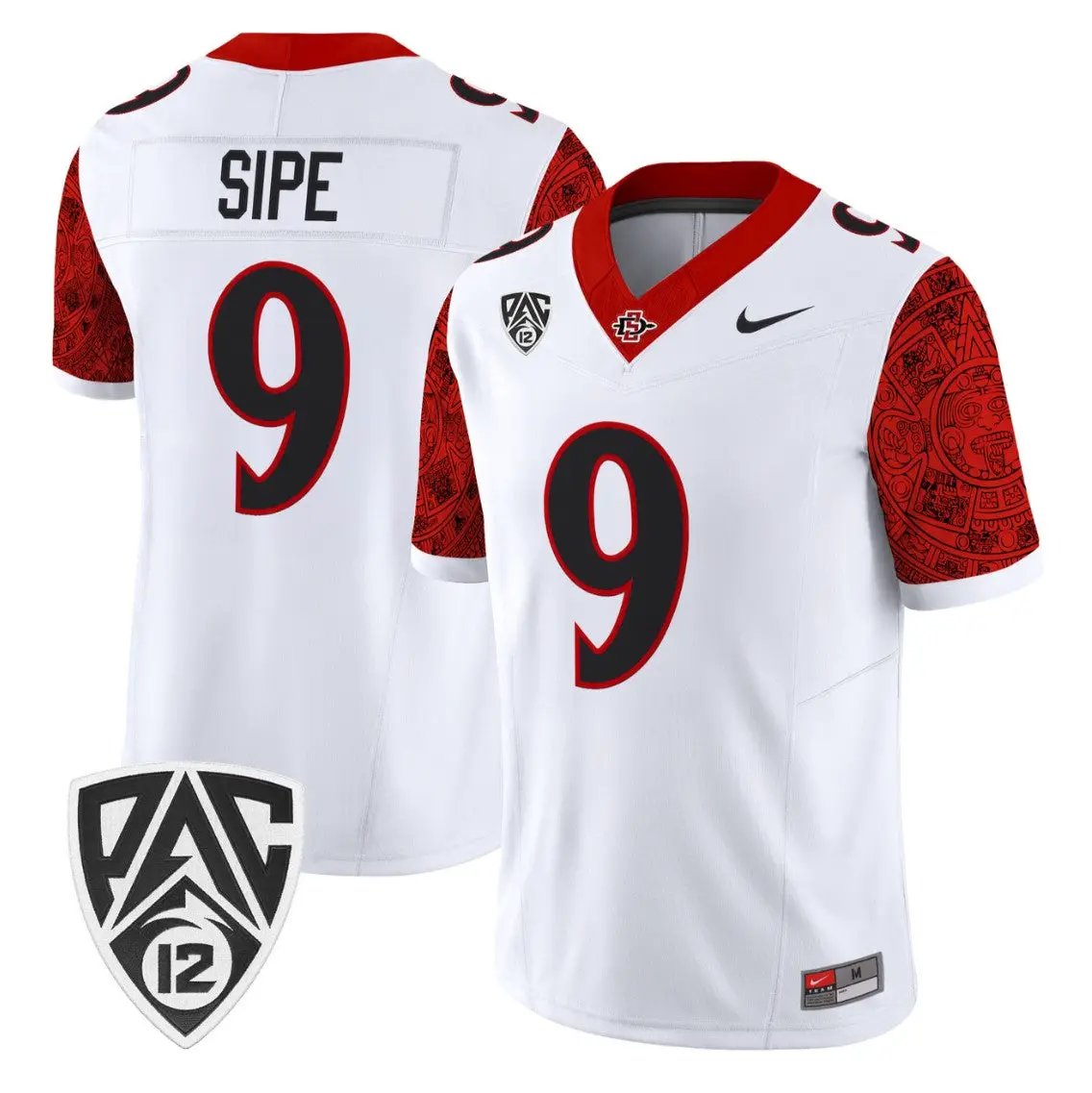 Brian Sipe Jersey #9 San Diego State Aztecs 2026 Vapor Stitched by My Store NCAA Football Jerseys